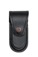 Чехол для ножа "Ворсма" (м) / кожа / черный Чехол для ножа "Ворсма" (м) / кожа / черный