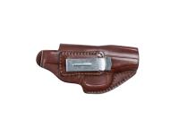 Кобура поясная мод. Kz ПМ закрытая комбинированная / кожа / коричневый