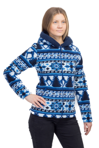 Куртка женская Памир-1 / флис-мех / елки