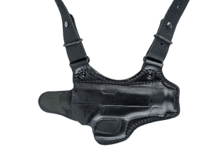 Кобура наплечная горизонтального ношения мод.ТМ Гроза-02 / кожа / черный