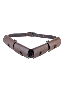 Патронташ закрытый 7,62 / кожа / коричневый