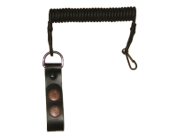 Ремень страховочный витой неперерезаемый / кожа / белый