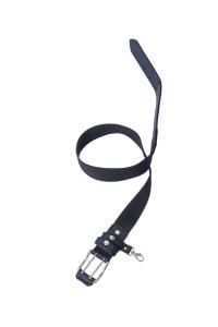 Ремень поясной В40 LINE Стандарт / кожа / черный