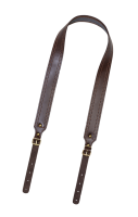 Ремень погонный с регулировкой / кожа / коричневый