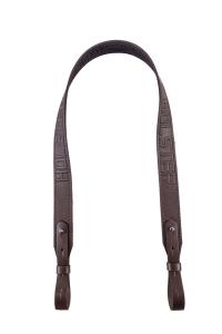 Ремень погонный с регулировкой люкс / кожа / коричневый (м)