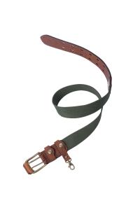 Ремень поясной В40 LINE Стандарт / кожа / олива