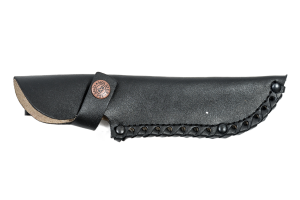 Ножны малые с оплетением / кожа / черный Ножны малые с оплетением / кожа / черный