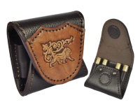Подсумок поясной 5*7,62 Царская охота / кожа