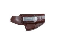 Кобура поясная мод. Kz Гроза-02 закрытая комбинированная / кожа / коричневый