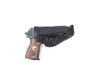 Кобура поясная мод.JM ПМ / кожа / черный