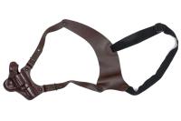 Кобура наплечная горизонтального ношения  мод. T 1 Гроза Р 03 / кожа / коричневый