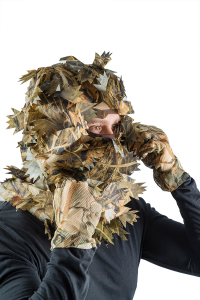 Комплект маскировочный (шлем-маска, перчатки) / сетка трикотажная / камыш (м)