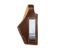 Кобура поясная Супер летняя ПСМ / кожа / черный