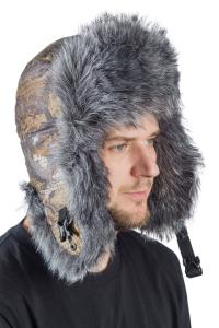 Шапка ушанка Хольстер / алова / лес соты (м)