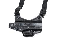 Кобура наплечная горизонтального ношения мод. T Glock-19 / кожа / черный