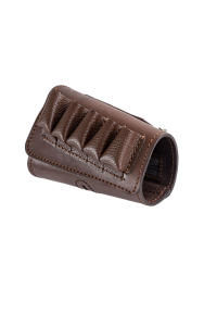 Патронташ на приклад / кожа / коричневый