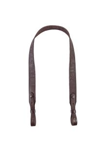 Ремень погонный с регулировкой / кожа / коричневый (м)