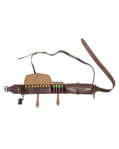 Патронташ 40х12 / кожа / коричневый (м)