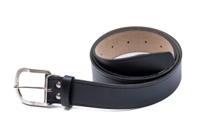 Ремень поясной ТУ / кожа / черный (м)