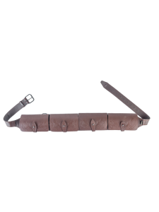 Патронташ закрытый 7,62 / кожа / коричневый (м)