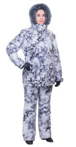 Костюм женский Ангара-зима / мембранное трикотажное полотно / снегири Костюм женский Ангара-зима / мембранное трикотажное полотно / снегири