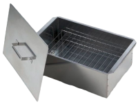 Коптильня двухярусная с поддоном (ст.1мм) 580*380*220