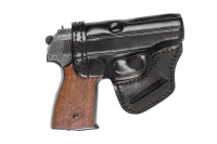 Кобура поясная мод.ВМ ПМ / кожа / черный