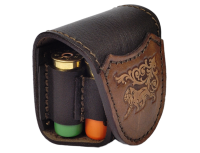 Подсумок поясной 5*12 Царская охота / кожа