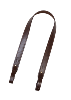 Ремень погонный с регулировкой люкс / кожа / коричневый