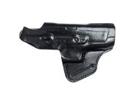 Кобура поясная мод.A ПЯ с планкой(МР353) / кожа / черный