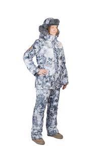 Костюм женский Ангара-зима / мембранное трикотажное полотно / снегири
