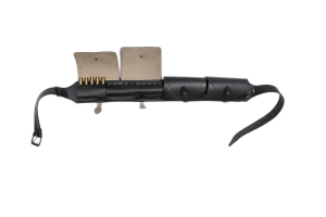 Патронташ закрытый 7,62 / кожа / черный (м)