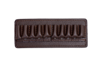 Подсумок поясной открытый 10п (308 Wenchester) / кожа / коричневый Подсумок поясной открытый 10п (308 Wenchester) / кожа / коричневый
