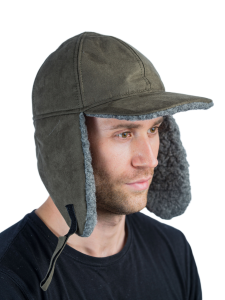 Бейсболка (шапка) утепленная Кондор / замша / олива (м)