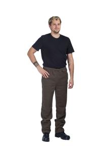 Брюки спортивные / флис / зеленый