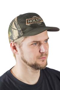 Бейсболка Горизонт с вышивкой / смесовая ткань / олива+лес (м)