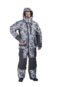 Костюм зимний Полярный Волк / мембрана 10000/10000 / пиксель серо-белый Костюм зимний Полярный Волк / мембрана 10000/10000 / пиксель серо-белый