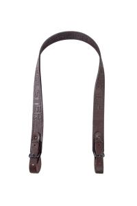 Ремень погонный люкс / кожа / коричневый (м)