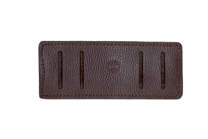 Подсумок поясной открытый 10п (308 Wenchester) / кожа / коричневый
