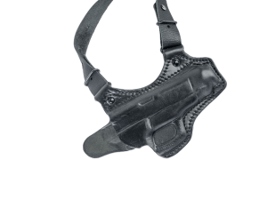 Кобура наплечная горизонтального ношения мод.ТМ Гроза-02 / кожа / черный