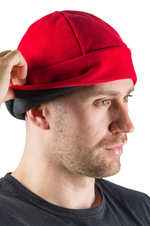 Шапка Эльбрус / виндблок / красно-черный (57-60) (м)