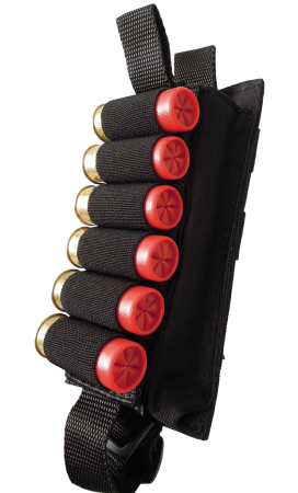 Подсумок-патронташ на 12 патронов 12,16,20 калибр Модуль / ткань синтет. / черный