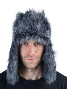 Шапка ушанка Хольстер / кож.зам. / коричневый (м)