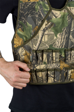 Нагрудник для охотника / смесовая ткань / зеленый лес (м)