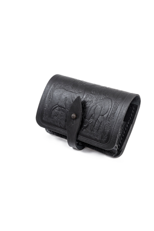 Подсумок 6х12 калибр / кожа / черный