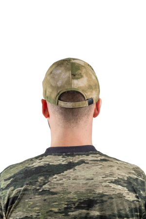 Бейсболка летняя NEON / смесовая ткань / Малахит (м)
