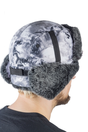 Шапка ушанка с мех.опушкой / алова / снегири (м)