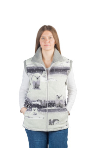 Жилет Памир / Белый медведь / флис-мех Жилет Памир / Белый медведь / флис-мех