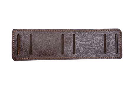 Подсумок поясной открытый 10п 16к / кожа / коричневый