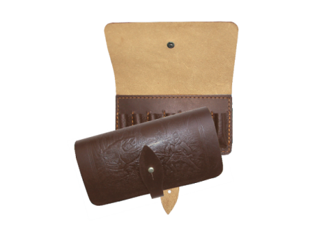 Подсумок 7*20 / кожа / коричневый